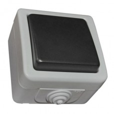 Διακόπτης Αλέ-Ρετούρ 10A Γκρί Επίτοιχος IP54 13-11501212